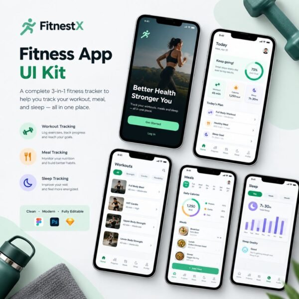 Fitness App UI Kit